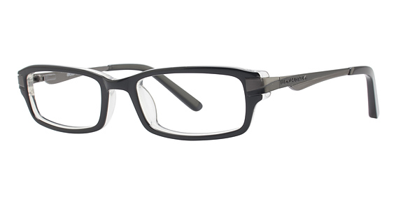 Black/Crystal With Gunmetal Temples