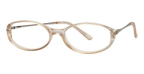 Vintage SOPHIA LOREN Style 2 Tan Grey 52/16 Eyeglass Frame New Old Stock 